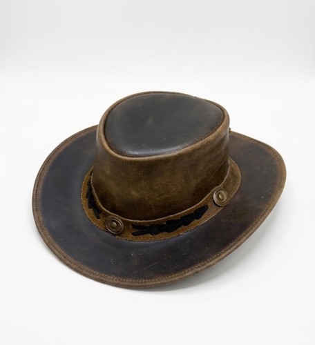 Men genuine leather western - men's,