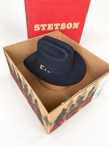 Stetson santa cruz black felt - santa,